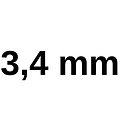 Boor 3,4 mm