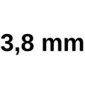 Boor 3,8 mm