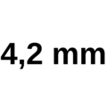 Boor 4,2 mm