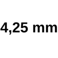 Boor 4,25 mm