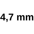 Boor 4,7 mm