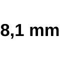 Boor 8,1 mm