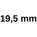 Boor 19,5 mm