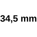 Boor 34,5 mm