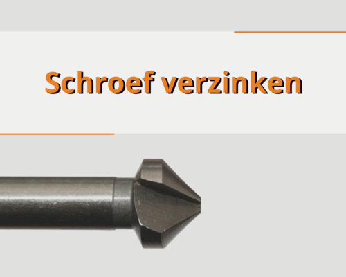 Schroef verzinken