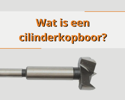 Wat is een cilinderkopboor?