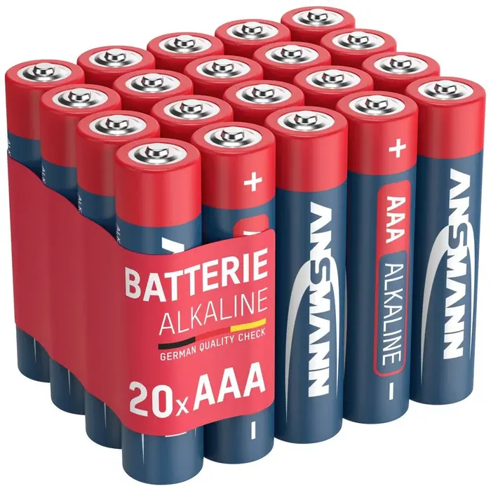 AAA batterijen Ansmann alkaline (20 stuks)