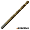 Metaalboor 5 mm HSS titanium gecoat per 10 stuks verpakt