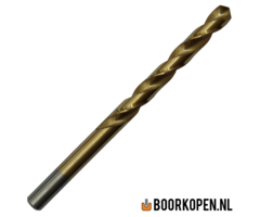 Metaalboor 7,8 mm HSS geslepen titanium gecoat