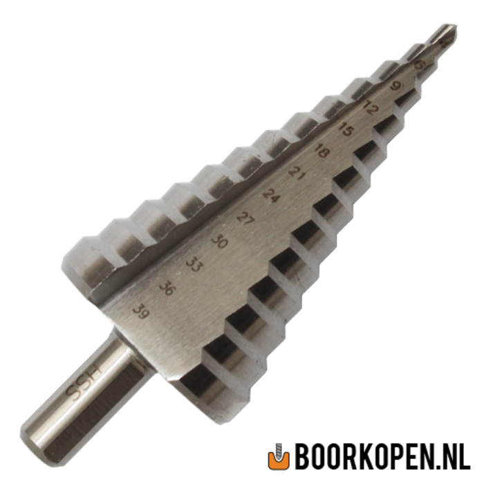 Stappenboor 4-39 mm