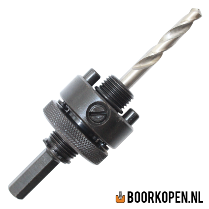 Snelwissel zeskant houder metaal gatzagen 32-210 mm (9,5mm schacht)