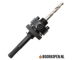 Snelwissel SDS plus houder metaal gatzagen 32-210 mm