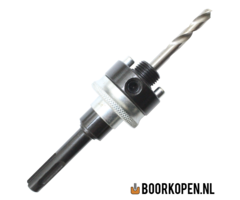 Snelwissel SDS plus houder met veer metaal gatzagen 32-210 mm