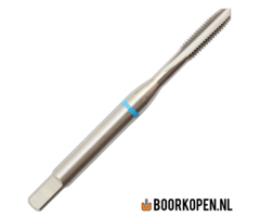 Machinetap M4 doorlopende gaten HSS  M35 5% cobalt metrisch