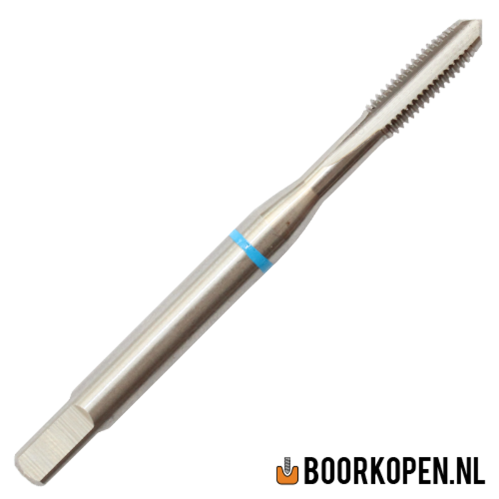 Machinetap M6 doorlopende gaten HSS  M35 5% cobalt metrisch