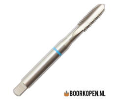 Machinetap M8 doorlopende gaten HSS  M35 5% cobalt metrisch