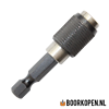 Magnetische snelwissel bithouder 1/4" met quicklock (50mm)