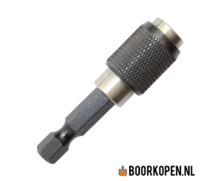 Magnetische snelwissel bithouder 1/4" met quicklock (50mm)