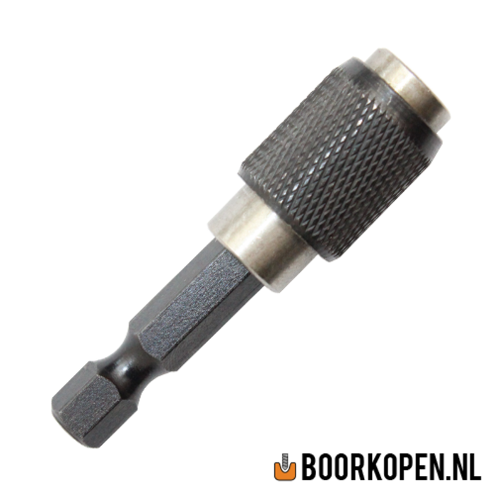 Magnetische snelwissel bithouder 1/4" met quicklock (50mm)
