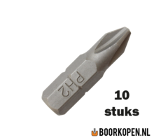 10 stuks phillips schroefbit PH2