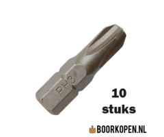 10 stuks phillips schroefbit PH3