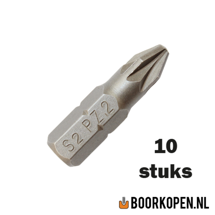 10 stuks pozidriv bit PZ2