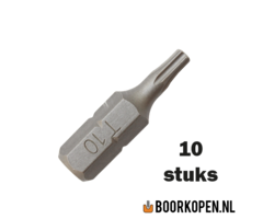 10 stuks torx schroefbit 10mm