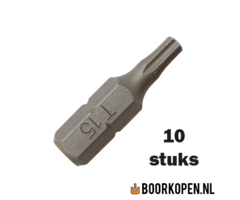 10 stuks torx schroefbit 15mm