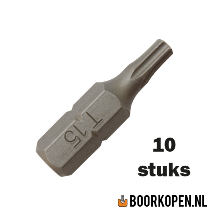 10 stuks torx schroefbit 15mm
