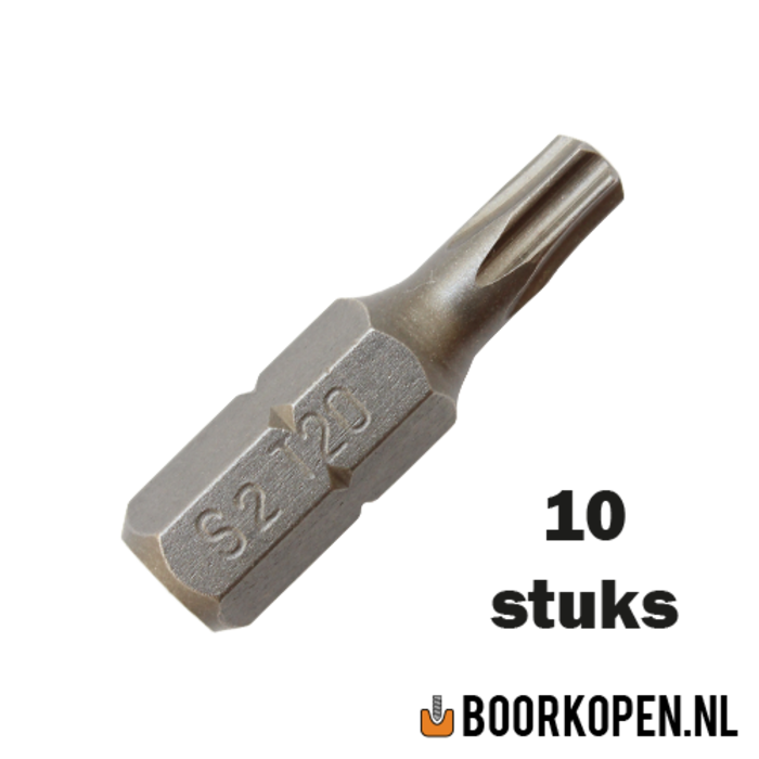 10 stuks torx schroefbit 20mm