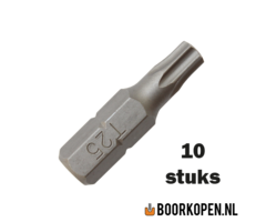 10 stuks torx schroefbit 25mm