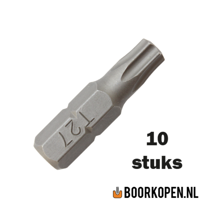 10 stuks torx schroefbit 27mm