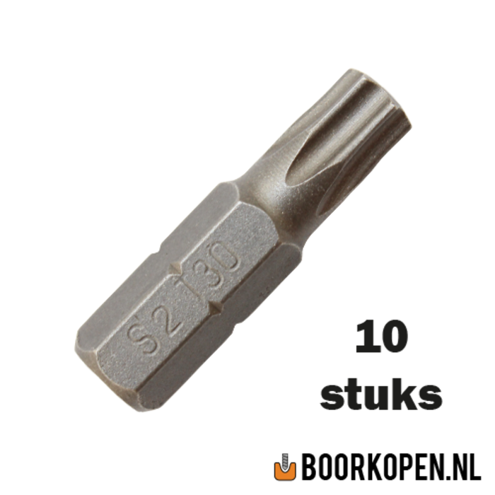 10 stuks torx schroefbit 30mm