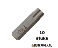 10 stuks torx schroefbit 40mm