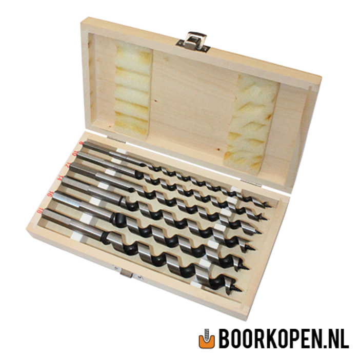 Slangenboor set 6 delig