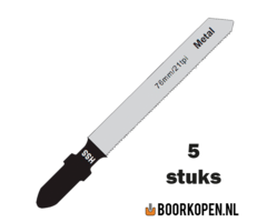 Decoupeerzaagjes voor metaal 50mm 21 TPI