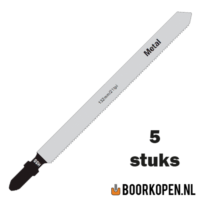 Zaagblad decoupeerzaag metaal 100mm 21 TPI