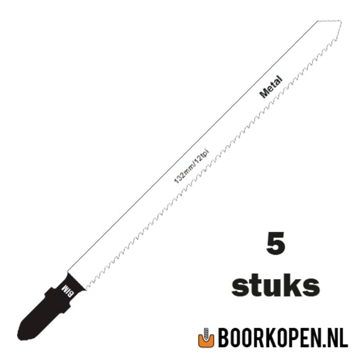 Zaagblad decoupeerzaag metaal 100mm 12 TPI longlife