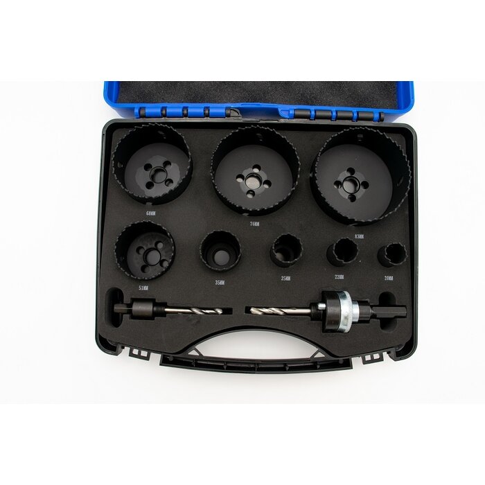 Bi-metaal gatzaag set 10 delig