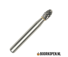 Stiftfrees type E - 6mm (ovaal/druppel)