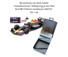 Borenset cobalt boren 19 delig