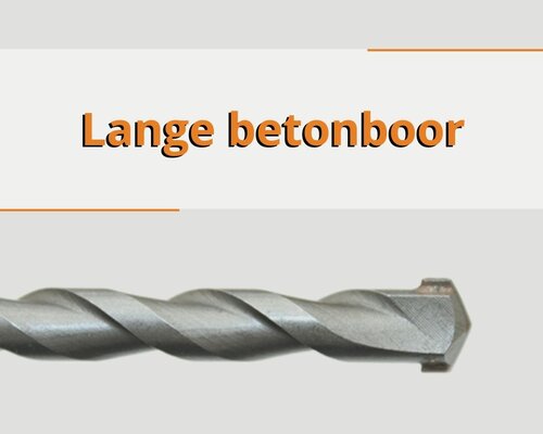 Lange betonboor