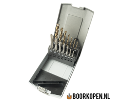 Machinetapset HSS cobalt doorlopend metrisch 14 delig