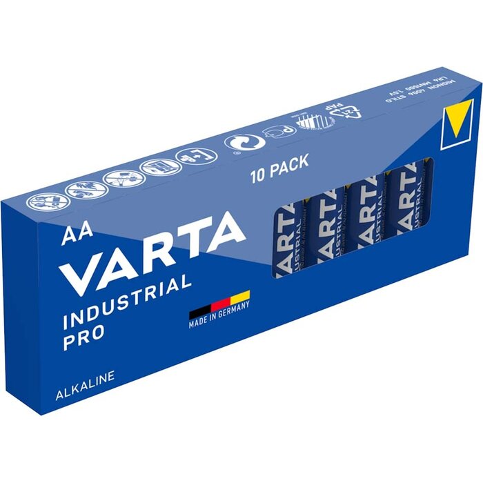 AA batterijen Varta Industrial alkaline (10 stuks)