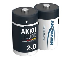 D batterijen oplaadbaar 10000mAh Ansmann (2 stuks)