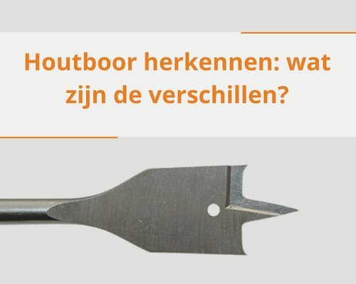 Houtboor herkennen: wat zijn de verschillen? 
