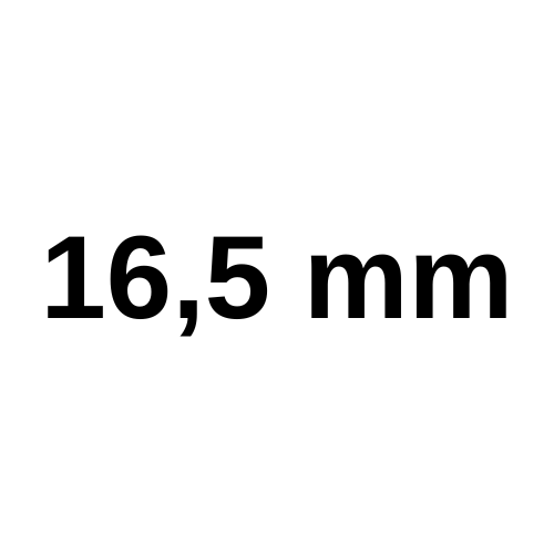 16,5 mm