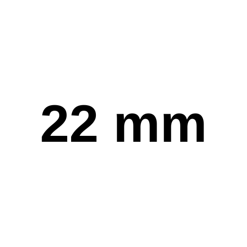 22 mm
