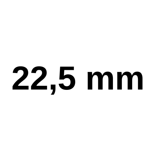 22,5 mm