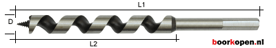 Slangenboor 21 mm